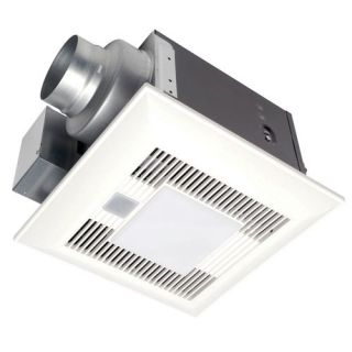 Whisper Sense Lite 110 CFM Dual Bathroom Ventilation Fan Light