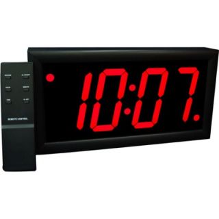 Big Time Clocks Jumbo 4 Numbers LED Alarm Clock with Remote   113