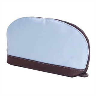 Clava Leather Colored Vachetta Accessory Clutch in Blue