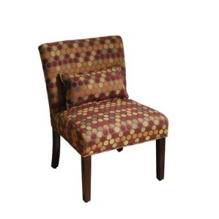 Kinfine Dot Fabric Slipper Chair   N7623 F886