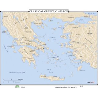 World History Wall Maps   Classical Greece
