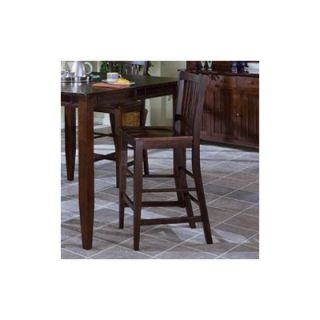 Woodbridge Home Designs 759 Series Slat Back Pub Chair in Warm