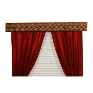 BCL Drapery Hardware Weave Curtain Rod Valance in Antique Gold