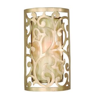  Bijoux Wall Sconce in Antique Black / Classic Golden Silver   111 11