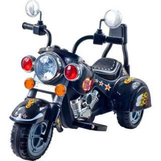 Lil Rider Wild Child Motorcycle in Black with Three Wheeler