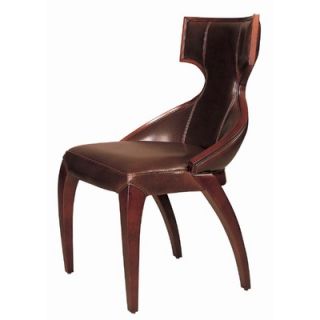 International Design Klismos Leather Dining Chair (Set of