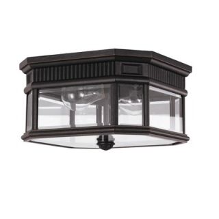 Feiss Cotswold Lane Outdoor Flush Mount in Grecian Bronze