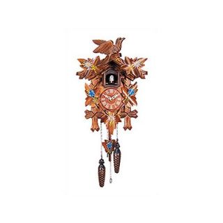 Black Forest Cuckoo Clock with Blue Flowers   532 / 10Q