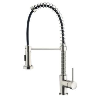 Vigo One Handle Single Hole Pull Out Spiral Kitchen Faucet