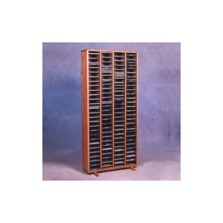 Wood Shed 500 Series 275 CD Dowel Multimedia Storage Rack