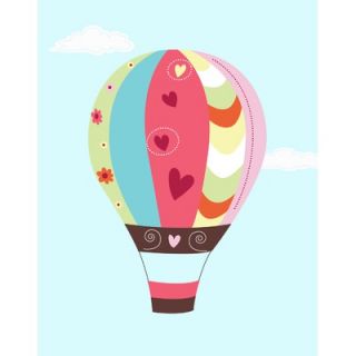 Secretly Designed Hot Air Balloon Wall Decal
