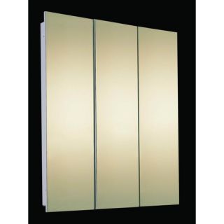 Tri View Medicine Cabinet Recessed Mounted