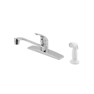  Handle Centerset Kitchen Faucet with Optional Side Spray   134 444