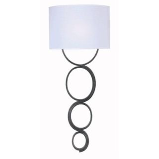 Kenroy Home Circo One Light Wallchiere in Weathered Steel