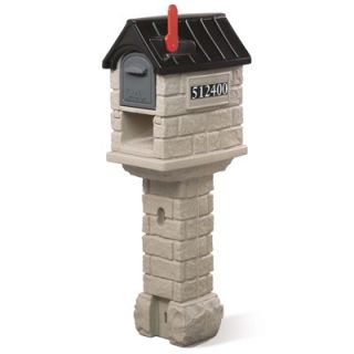 Step2 MailMaster Stone Hill Plus Post Mounted Mailbox