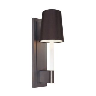 Sonneman Sottile One Light Wall Sconce in Rubbed Bronze   1812.24W