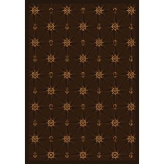 Joy Carpets Whimsy Mariners Tale Chocolate Novelty Rug   1515x 04