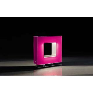 BOX Table Lamp in Polished Steel