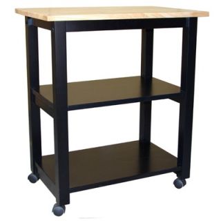 International Concepts Dining Essentials Microwave Cart with Casters