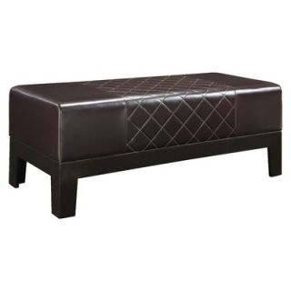 Crestview Faux Leather Bench   CVFYR888