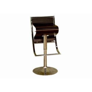Wholesale Interiors Chenin Low   Back Adjustable Height Barstool in