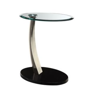Grace Venetian End Table with Glass Top