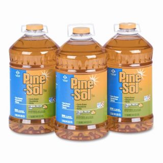 Pine Sol All Purpose Cleaner, Lemon Scent, 144oz. Bottle, 3/carton