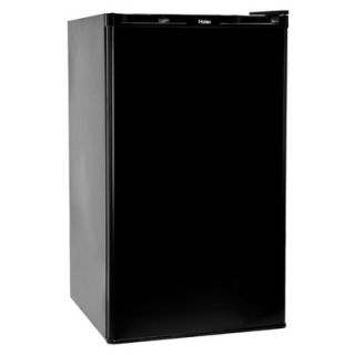 Haier 3.2 Cu. Ft. Refrigerator/Freezer in Black  