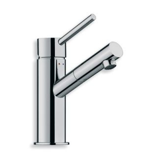 WS Bath Collections Linea Single Hole Bathroom Faucet with Single
