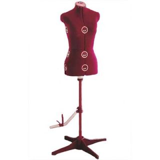 Singer Adjustable Medium Dress Form in Red