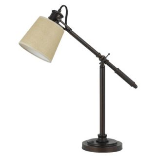 Cal Lighting Rockwall Adjustable Table Lamp in Dark Bronze