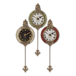 Uttermost Monarch Weathered Laminated Clock (Set of 3)