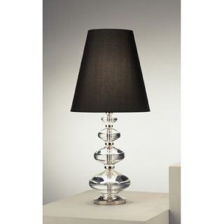 Robert Abbey Claridge Legume Table Lamp with Black Shade