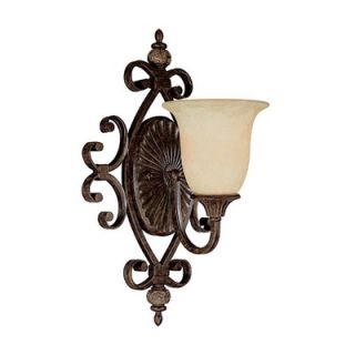 Capital Lighting Manchester One Light Wall Sconce with Rust Scavo