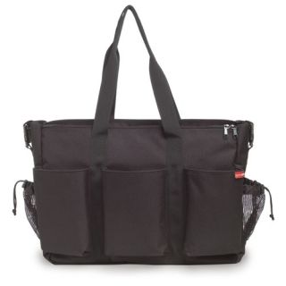 Duo Double Deluxe Edition Tote Diaper Bag in Black
