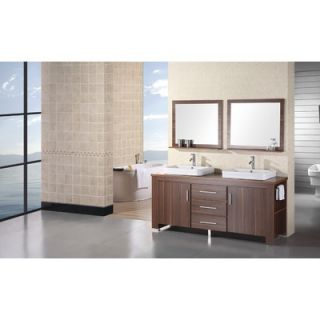 Design Element Washington Double Sink Vanity Set   DEC083D/DEC083D L