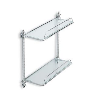 Stilhaus by Nameeks Giunone Wall Mounted Double Glass Shelf