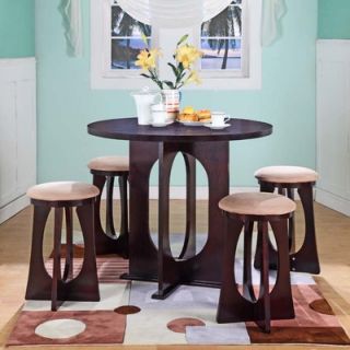 InRoom Designs Wood Pub Table Set