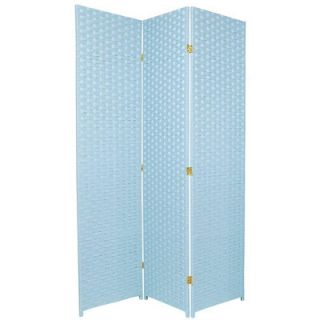 Oriental Furniture Special Edition Woven Fiber 3 Panel Room Divider in
