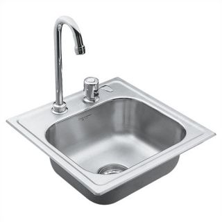 Camelot Single Bowl Drop In Bar Sink