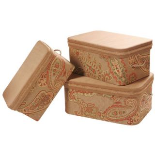 Alamosa Largest Storage Boxes with Handles, Braid and Cord ( Set of 3