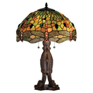 24.5 H Tiffany Hanginghead Dragonfly Table Lamp