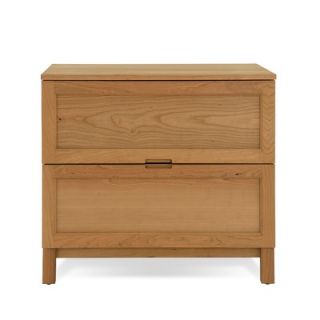 The Ergo Office Woodland Lateral File Cabinet in Solid Natural Cherry