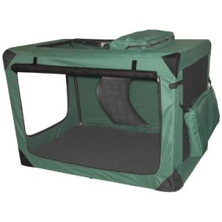 Pet Gear Generation II Deluxe Portable Soft Dog Crate in Moss Green