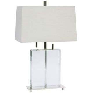 House of Troy Marquis Rectangular Crystal Table Lamp in Polished