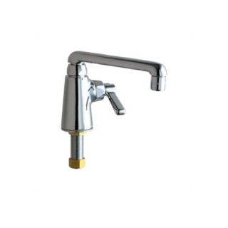 Single Hole Kitchen Faucet with Swing Spout and Single Metal Lever