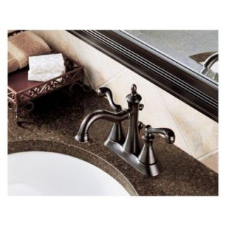 Delta Vessona Centerset Bathroom Faucet with Double Lever Handles