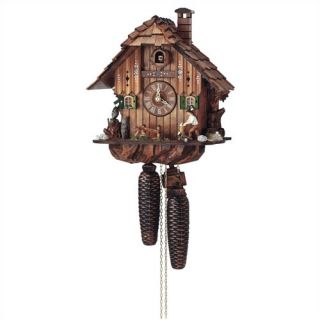 12 8 Day Movement Cuckoo Clock with Owl and Squirrel