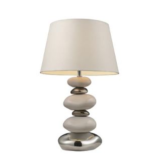 Dimond Lighting Elemis One Light Table Lamp in Chrome, Stone and