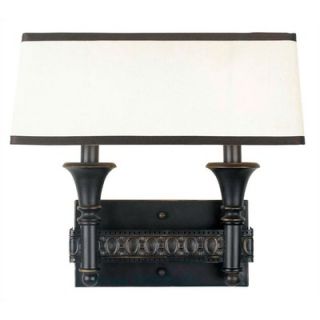 World Imports Lighting Uptown Gallery 2 Light Wall Sconce in Oiled